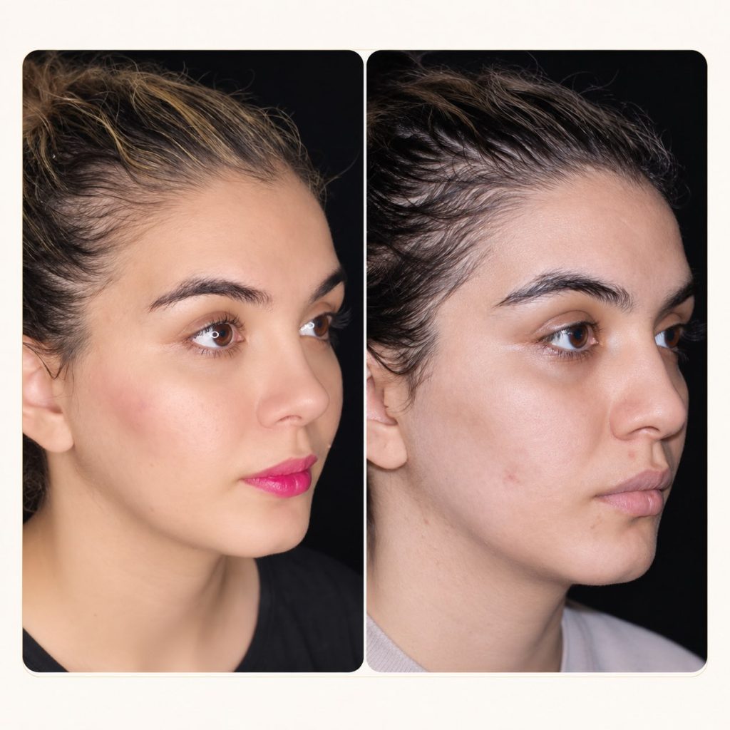 Rhinoplasty before and after result by Dr. Katayoun Ansari